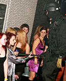 Pretty drunk clothed babes shagging dudes with big cocks