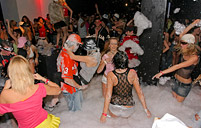 Hot dancing love chicks publicly blowing stiff beefsticks