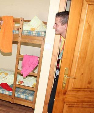 A teenager fucked in her own bed by a horny fellow hard