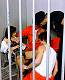 Fellows love fucking guys and girls in a prison hardcore