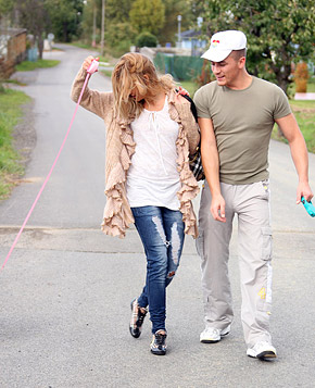 Lucky horny guy drilling a very cute willing teen beauty