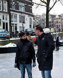 Horny indian chap shagging a hot blonde prostitute hard