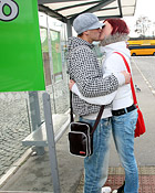 A pretty cute teenage redhead screwed by a massive cock