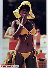 Blondie posing for pics