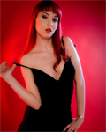 Glamour shoot with redhead pin up girl and her doggy!