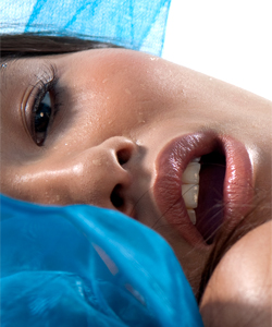 Terrific asian angel fingering and opening wide her pussy!