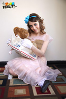 An simple day at the theme park, turns into a hardcore fuck in the back of Ryans creepy van, and the voyeur teddy bear is there to capture it all.