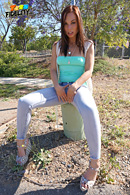 Aidra Fox loves to be fucked hard, even if that means getting in the shower dressed in her jeans, it doesnt take long for Ryan to rip those things off and stick his cock wherever he wants.