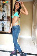 When it comes to pussy, Ryan just cant wait sometimes - he sees Sabrina Banks in a tight pair of jeans, instead of pulling them down, he tears them open to fuck her hard.