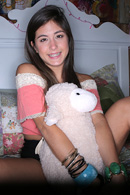 Natalie has a thing for cowboys, and also a thing for her step dad Ryan, so when he comes in wearing denim, she lets him fuck her and cum on her braces.