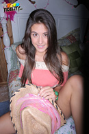 Natalie Monroe is bored, but shes also horny, her cowboy strolls in when her step dad Ryan arrives. He fucks her hard, and gives her 2 helpings of cumshots.