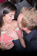 Natalie Monroe is bored, but shes also horny, her cowboy strolls in when her step dad Ryan arrives. He fucks her hard, and gives her 2 helpings of cumshots.