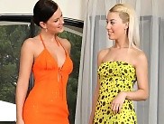 Beautiful teens tongue and finger pussies in sixtyniner