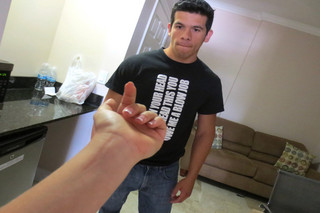 Naughty Americans - Busty Brunette Has An Hour To Fuck Her Man´s Friend!