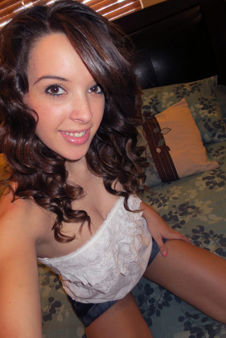 Naughty Americans - Recorded Birthday Masturbation And Sex Show With Hot Brunette Leaked!!!