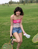 Ellie Idol - Sexy teen Ellie strips and gives good head