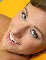 Eve N - Flirty blonde teen does cowgirl and doggy