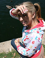 Jaelyn- pb01 - Cute teen Jaelyn sucks and fucks missionary