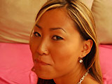 Tina - Hot asian teen Tina has sex on sofa