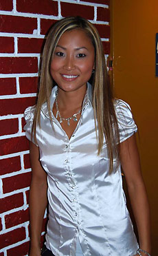 Tina - Gorgeous asian teen Tina gets nailed doggy style