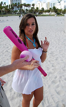 Vanessa - Flirty brunette teen strips sucks and fucks