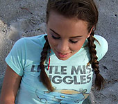 Alexis Capri - Cute brunette teen Alexis Capri sucks and fucks