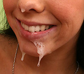 Paulina - 18 year old dark hair beauty Paulina giving head and sofa sex