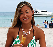 Tina - Cute asian teen Tina sucks and fucks