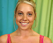 Karabare - Sexy young slut Kara fucks on couch