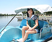 Marina Mae - Hot Brunette Marina Mae has sex on sofa with cumshot