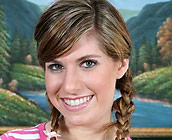 Roma - Juicy teen slut Roma rides cock on sofa