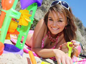 Allie Haze - Hot teen beach bunny Allie loves beaches, blowjobs, boning and cum!