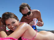 Allie Haze - Hot teen beach bunny Allie loves beaches, blowjobs, boning and cum!