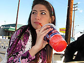 Allie Jordan - Sweet but slutty teen babe dancing on the big cock