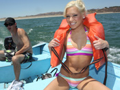 Kacey Jordan - Cute teen gets fucked on a boat ride!