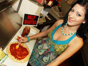  Kenna Kane - This horny teen gets a job at a pizza shop by fucking and sucking her boss!