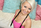 Barbie Addison - Gorgeous blonde teen Barbie railed doggy style