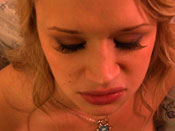 AV 010 - Blindfolded girlfriend gets a surprise cumshot to the face