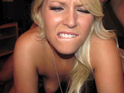 AV 009 - Crazy bitch gf gets creampie by surprise!