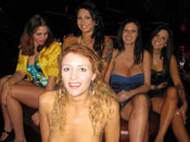 Birthday Cock-Beating Babes - Horny sluts go fucking nuts on the male strippers big cock!