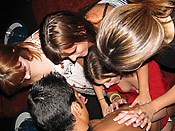 Kasey Chase - Drunk and slutty amateur girls having mad fun with male strippers