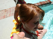 Amber Swift - Jizz mop Amber fucked and covered with loads of cum!