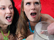 Chelsie Rae - Wild girls get more than they handle from these cum freaks