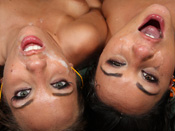 Kelly & Charley - Hot & Horny sluts love to share cock & cum!