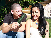 Kimberly Gates - Wild slut gets her tonsilitis cured by a big cock down the throat