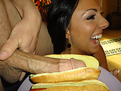 Tiffany Brookes - Sore-throat slut gets cured with a deepthroat