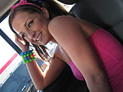 Melissa - Random teen slut agreesto do bondage...oops she doesn´t know what she got into!