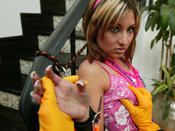  Lexi Diamond - Sweet petite teen gets her pussy pumped!