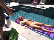 Addison Cain - After chaining her up, Addison´s swim coach trains her in cocksucking and fucking!