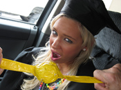Kacey Jordan - Kacey graduates High School and gets fucked hardcore!